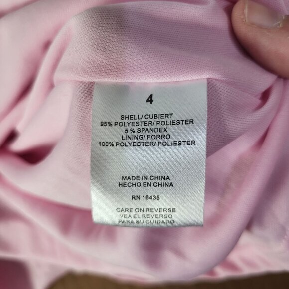 TAHARI Girls SZ 4 Pink Floral Eyelet Sundress Summer Spring - Picture 11 of 11